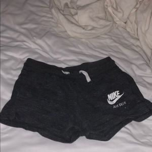Nike varsity charcoal gray shorts